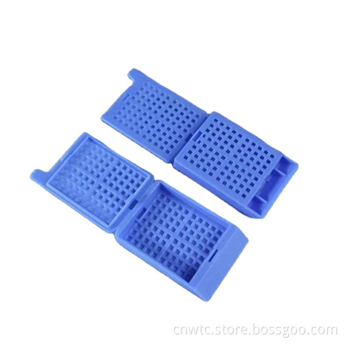 Lab Supplies: Square Embedding Cassette for Plastic Pathology Biopsy Specimens